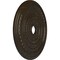 Ekena Millwork Cole Ceiling Medallion (Canopies up to 9 1/8"), 25 3/8"OD x 3 3/8"ID x 1 3/8"P, Stone Hearth Crackle CM25COSHC - alternate 5